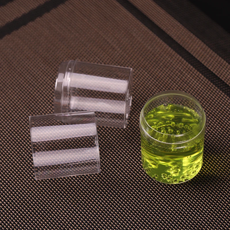 Круглая прозрачная чашка для мороженого форма десерта желе пудинга ручной