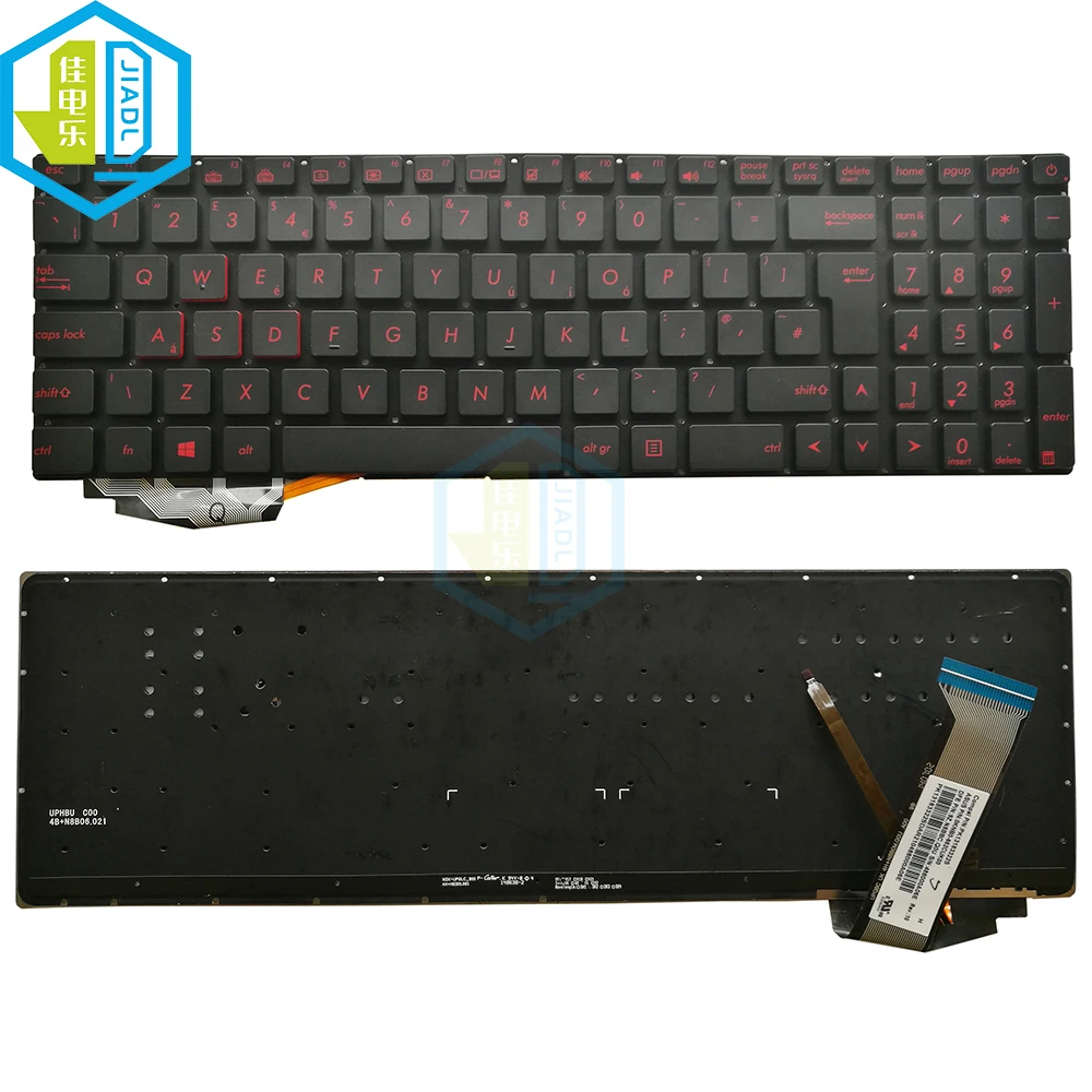 Клавиатура с подсветкой для ноутбука ASUS N551 N551VW G551J G551JK G551JM N552 N552VW N552VX N752V - купить