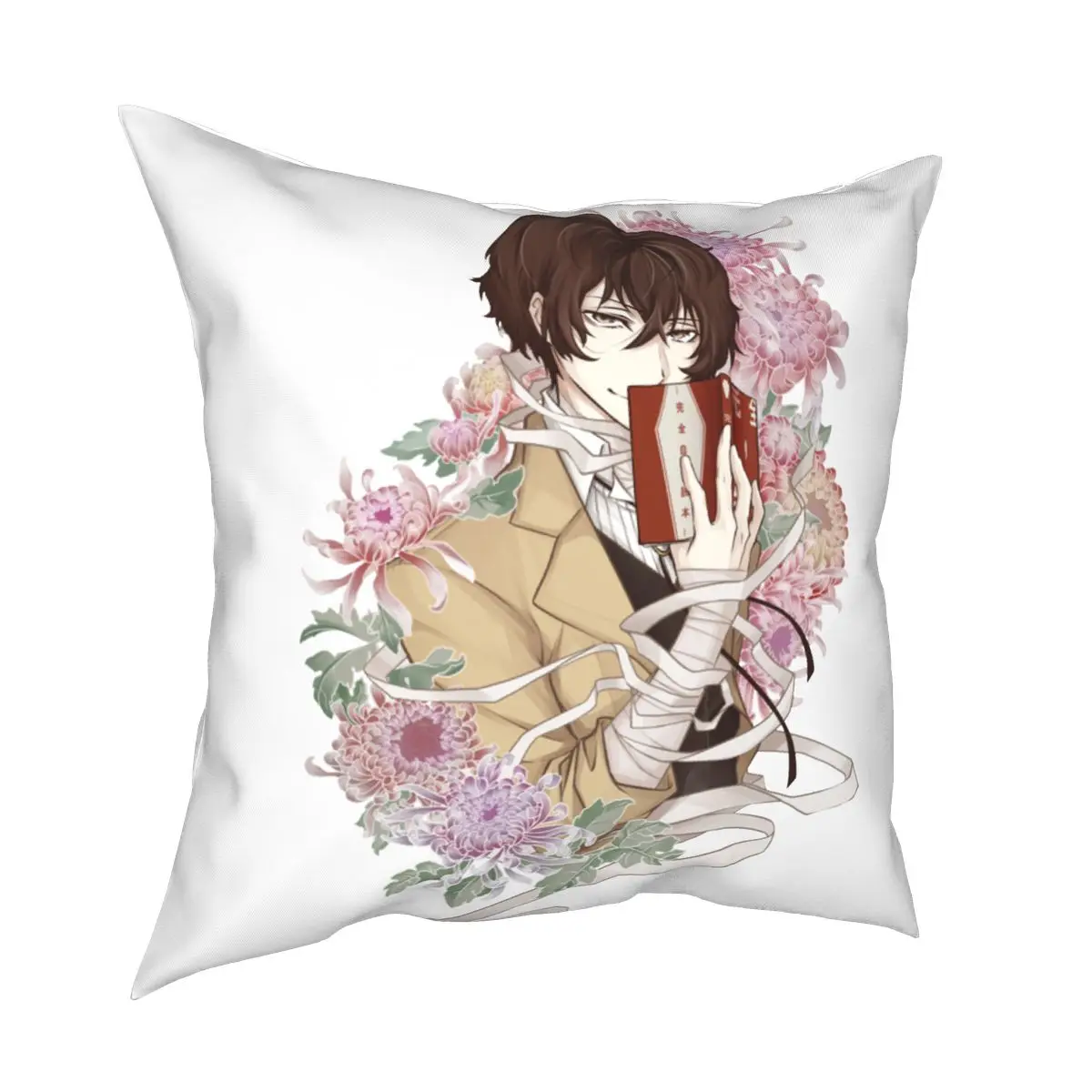 Dazai Bungo Stray Подушка с изображением собак чехол для домашнего декора аниме Bsd Осаму