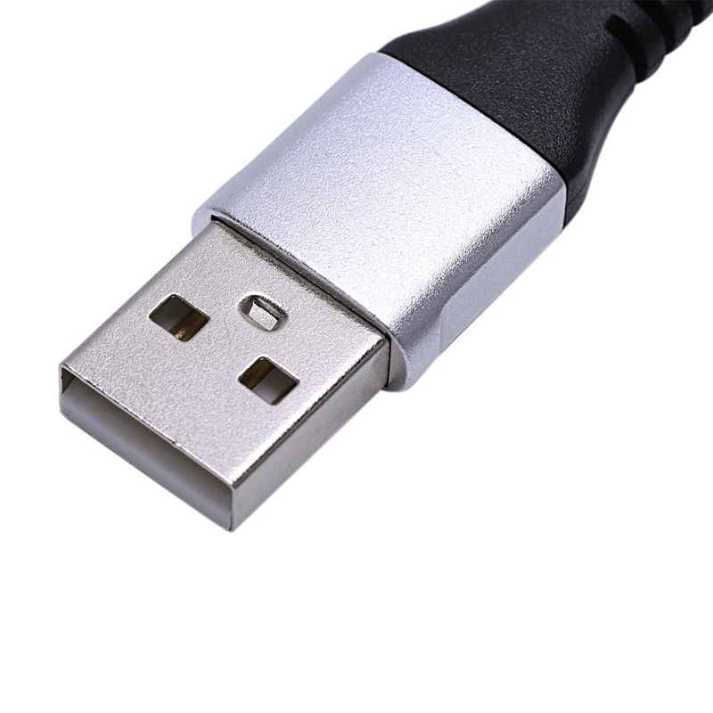 Top Deals USB to Micro-USB Short Flat Charging Cable with Metal Connector for Android Device and Power Bank Charge (0.65 ft /0.2 |