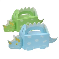 7pcs dinosaur party candy boxes cute kids birthday decoration dinosaur baby shower party supplies or wedding candy boxes