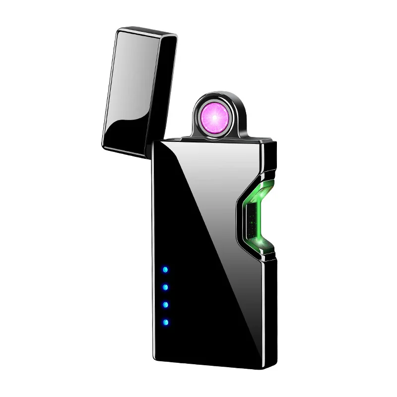 2020 вращающаяся дуговая USB электрическая зажигалка для сигарет сенсорные