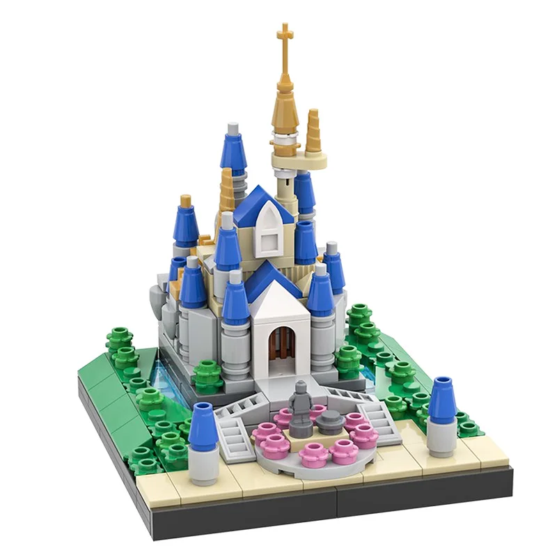 

Famous Movie Story Micro Fantasy Castle Street View Model Building Blocks Home Decoration Children Birthday Gifts Toys Bricks
