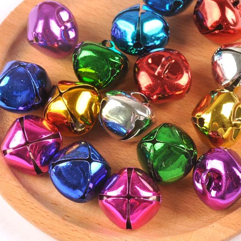 Mix Metal Small Jingle Bells Pendants For DIY Crafts Accessories Kid Room Decoration Christmas Tree 12/15/20/25/30mm C2681 | Дом и сад