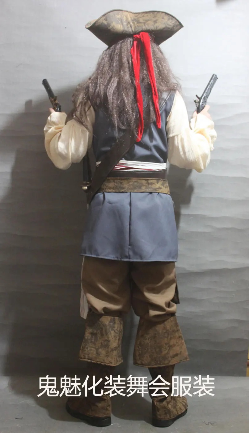 Карибский пират для взрослых мужчин коллекция Grand Heritage роскошный костюм Воробей