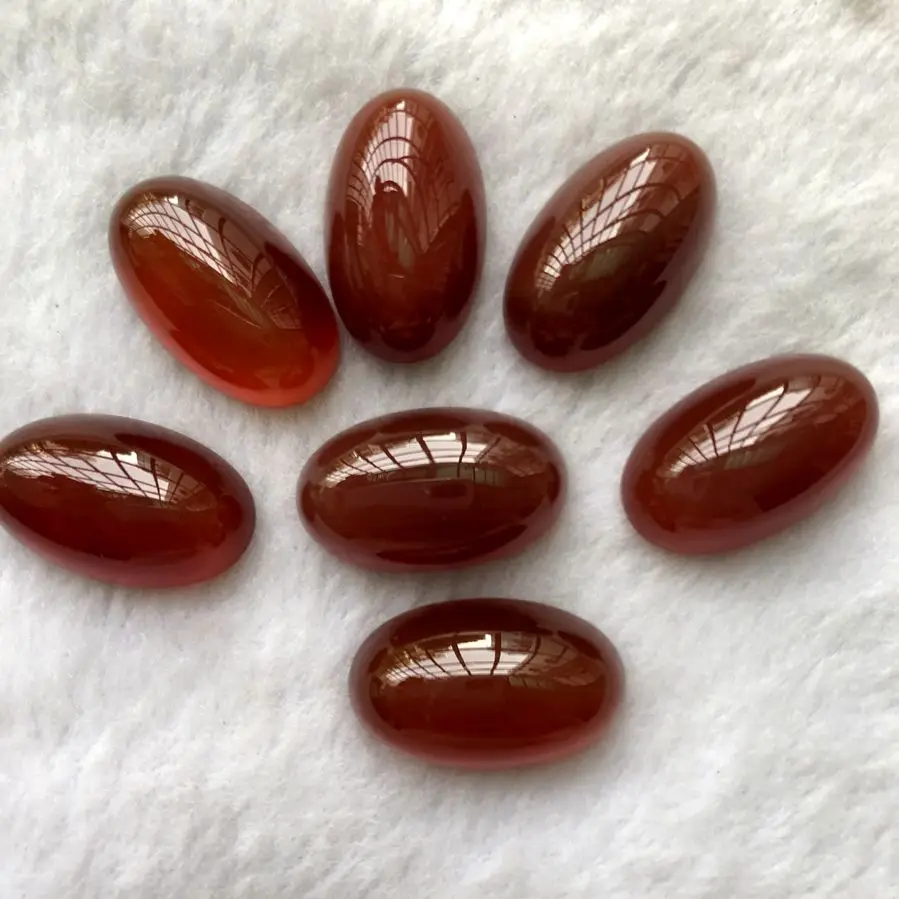 Оптовая продажа 4 шт./лот красные сердолические Агаты кабошоны 15x22x8 мм 16x26x10 17x28x12