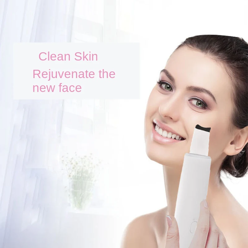 Ультразвуковой нано-Ионный Очиститель для кожи лица лифтинг экстрактор пилинга