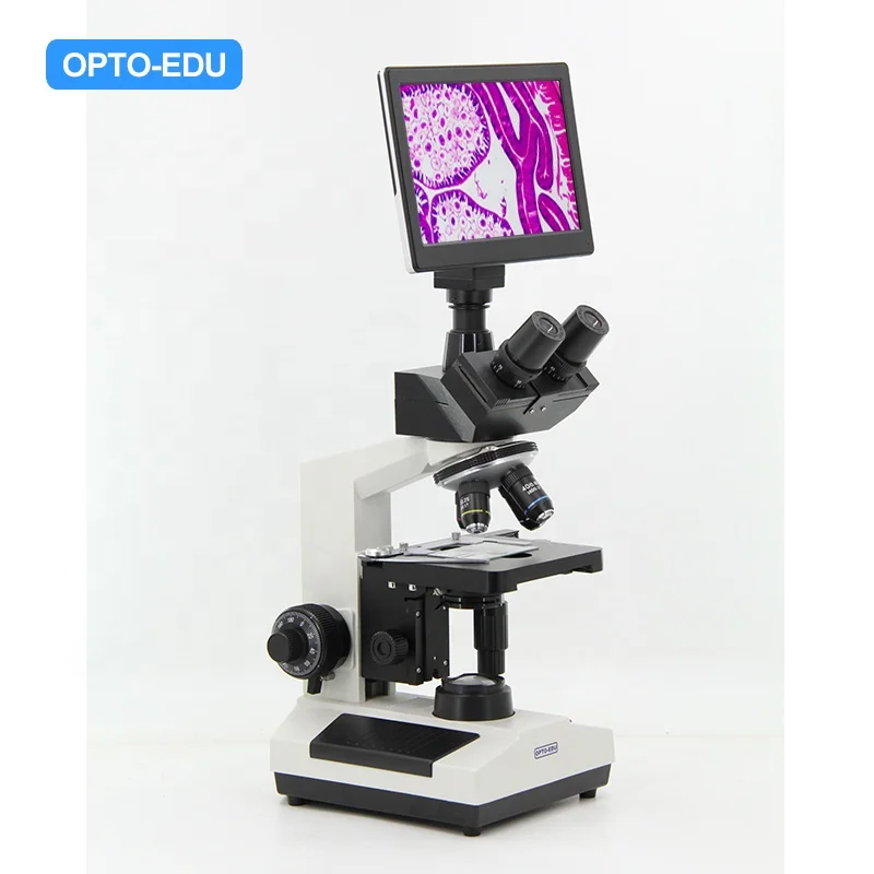 OPTO-EDU A33.1009 Student Laboratory Trinocular xsz 107bn Biological Digital Microscope | Инструменты
