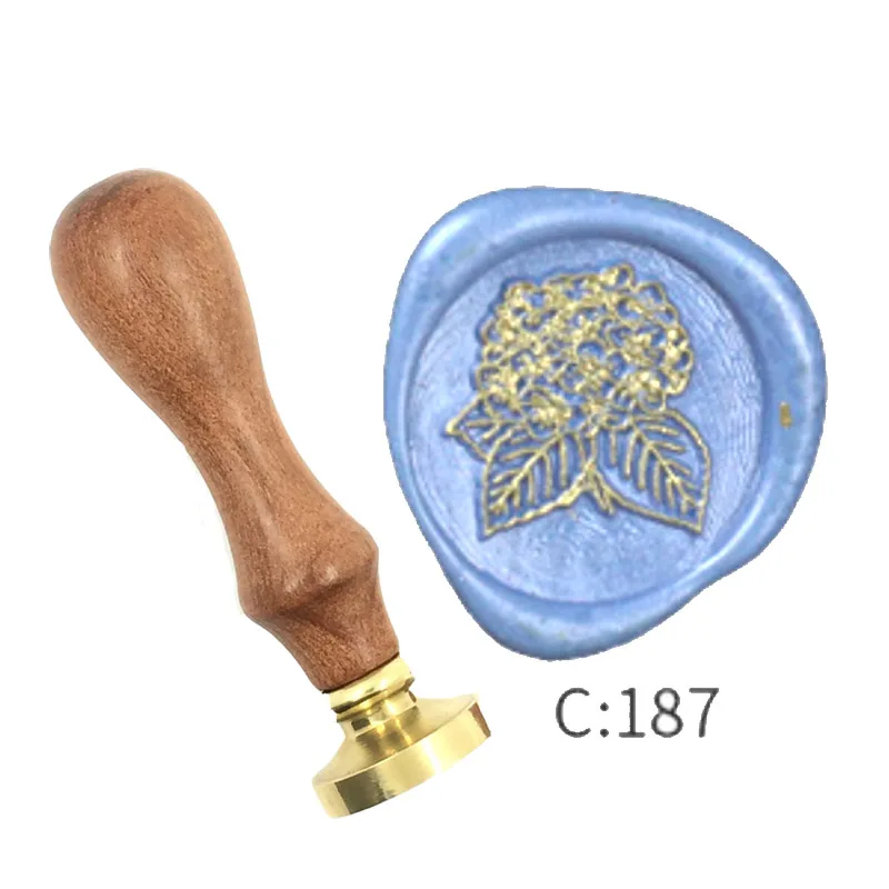 

Natural plant leaf Wax Stamp Exquisite Paint wood handle,DIY Ancient Seal Retro Stamp,Personalized Stamp Wax Seal High Quality87