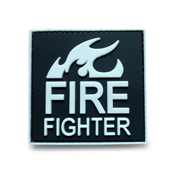 Значок Тактический из ПВХ красный и черный|Значки| |