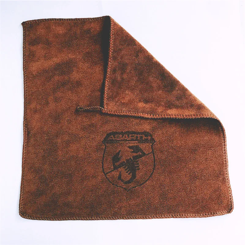 30*30CM Car Sticker Wash Microfiber Towel Cleaning For Abarth Styling | Автомобили и мотоциклы