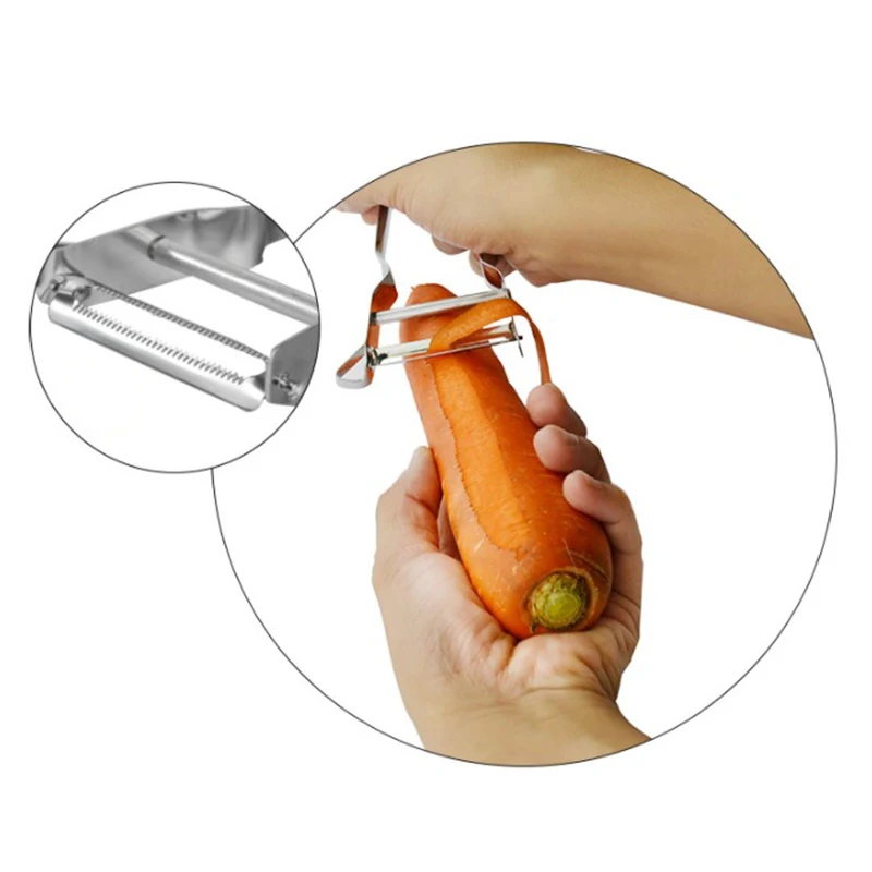 

1pc Kitchen Tools Vegetable Fruit Peeler Stainless Steel Peelers Potato Cucumber