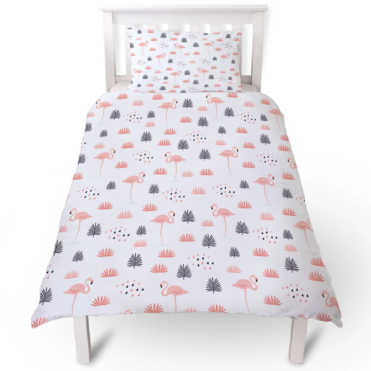 Мультяшный скандинавский Фламинго пододеяльник наволочка чехол набор