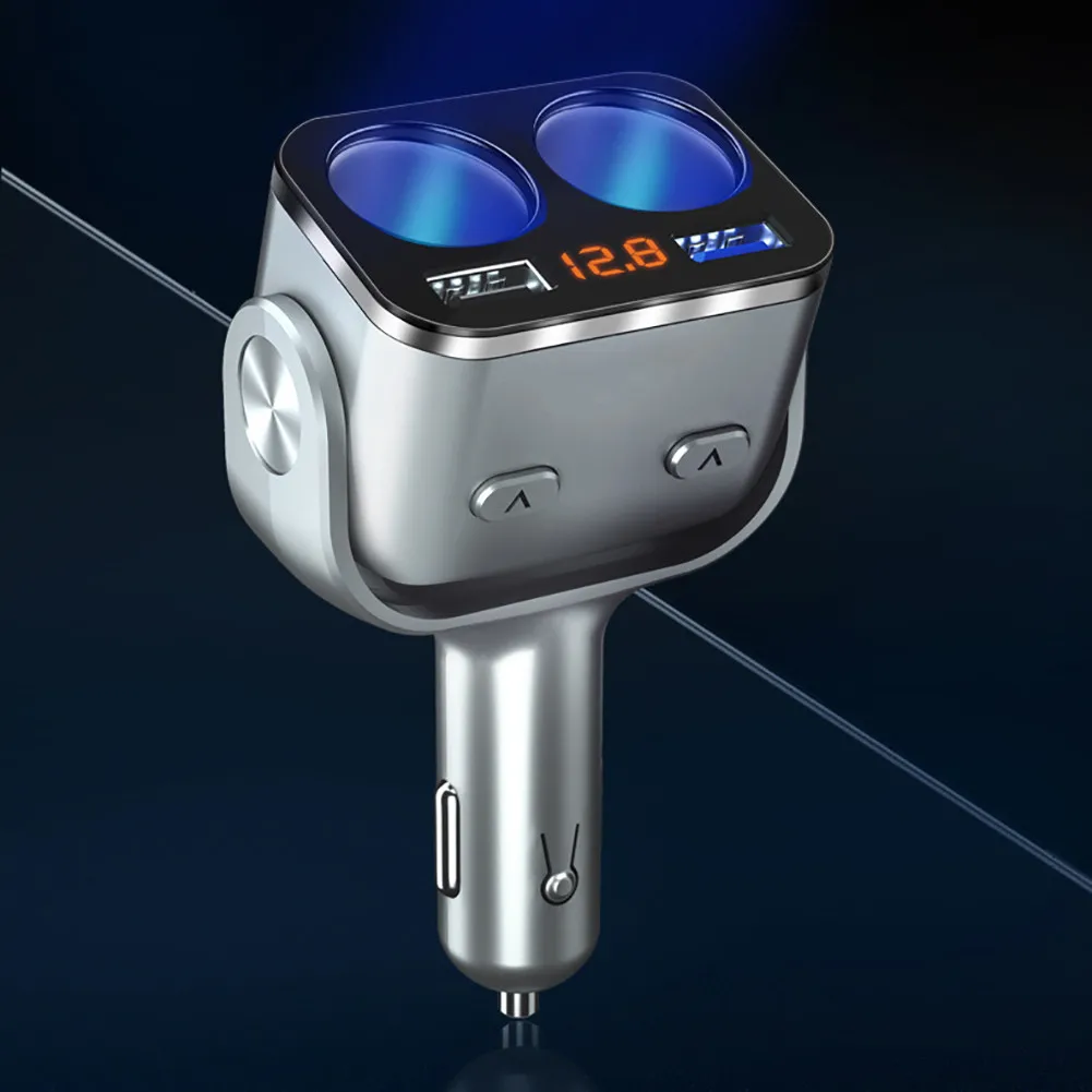 Адаптер питания QC3.0 для прикуривателя с ЖК дисплеем|Зажигалка| |