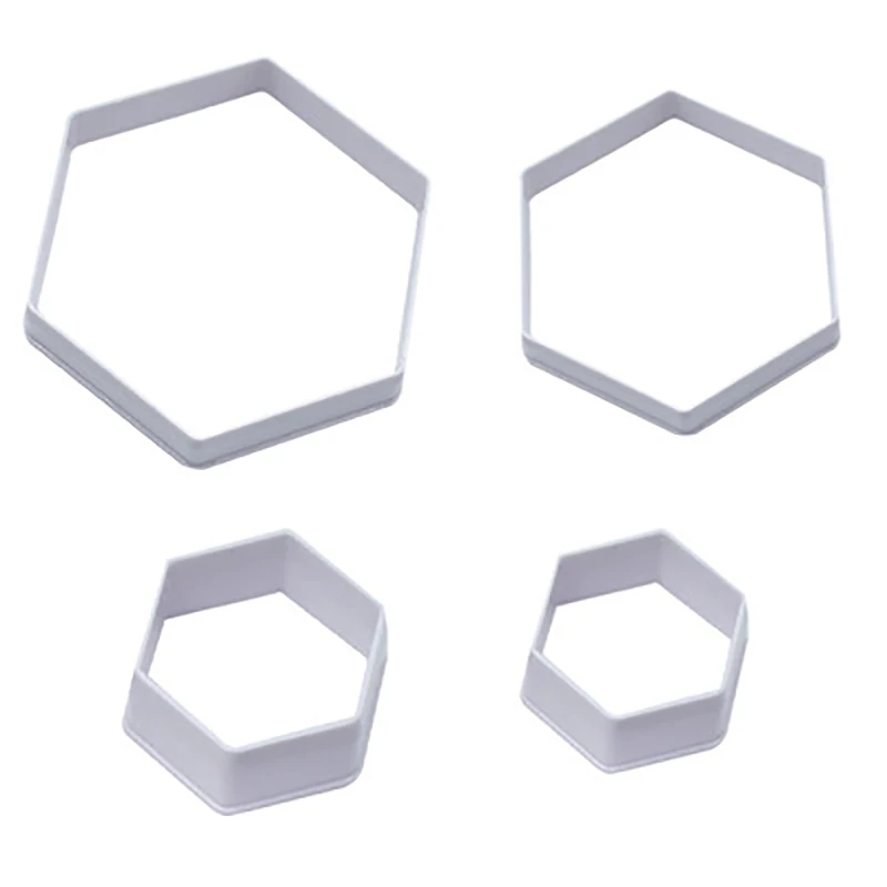 

4Pcs Football Birthday Theme Mini Cookie Cutter Plastic Biscuit Knife Baking Fruit Cake Kitchen Tools Mold Embossing Printing