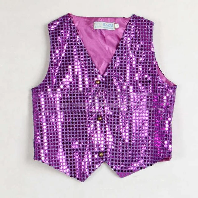 Блестящий хор искусственный жилет костюм для вечеринки танцевальная одежда