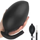 Супер большой надувной расширитель ануса, расширитель, силиконовая Анальная пробка, большой фаллоимитатор, насос для женщин, вагины, мужской массажер простаты, секс-игрушки