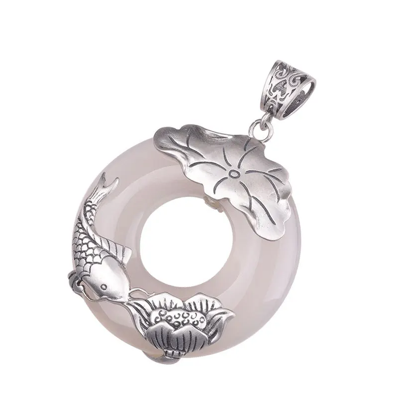 

KJJEAXCMY Fine Jewelry S925 Sterling Silver Jewelry Wholesale Women's Accessories Autumn Winter Clothing Wild Yellow White Chalc