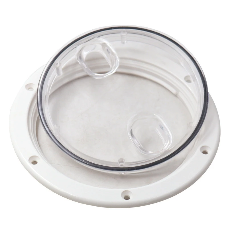 Plastic 6 Inch White Round Transparent Inspection Hatch Deck Cover Corrosion Resistant for Marine Boat Yacht RV Truck | Автомобили и