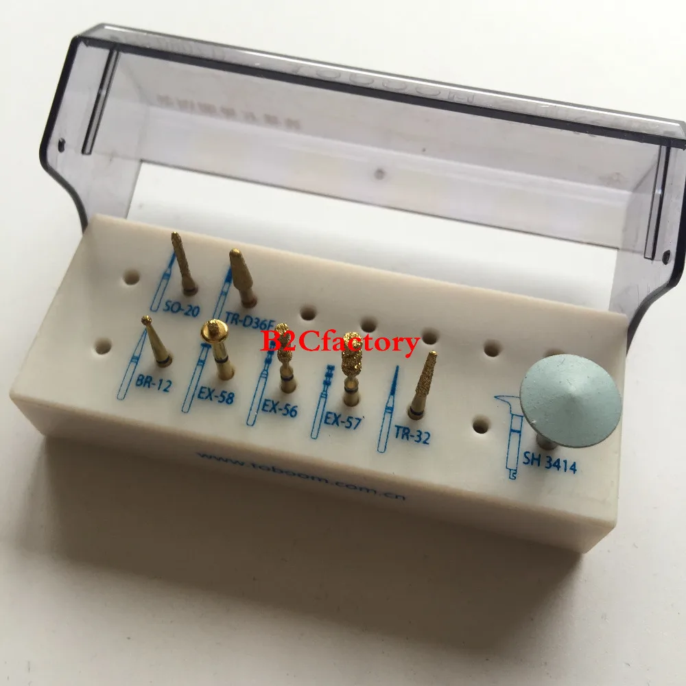 Стоматологические алмазные боры зубов набор для подготовки к полировке