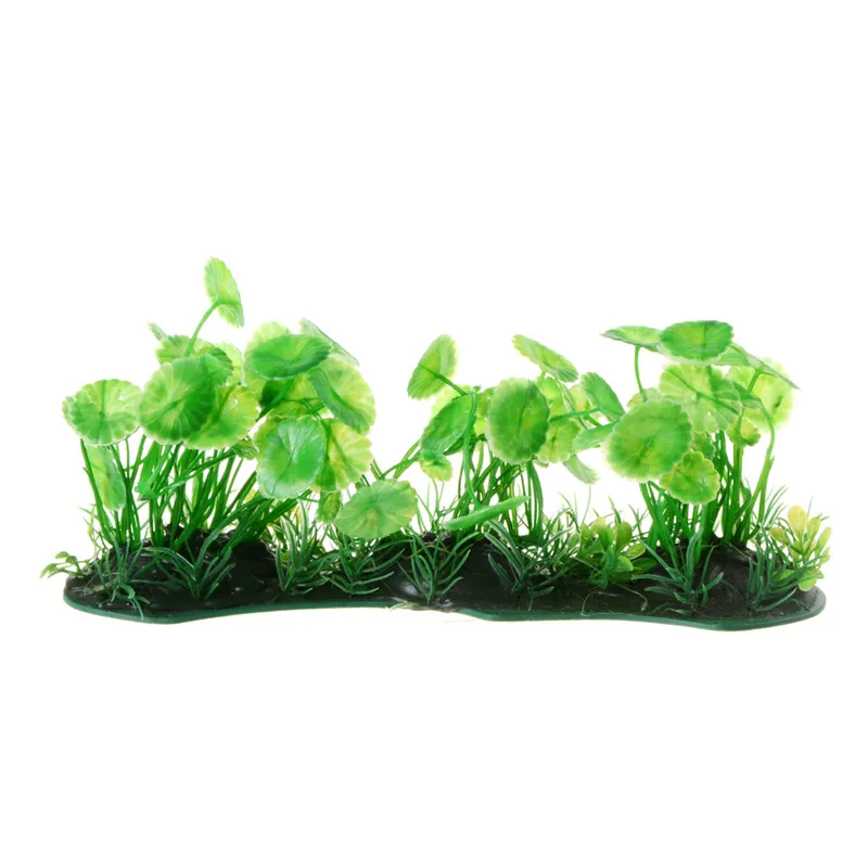 Aquarium Plants Artificial Plastic Fish Tank Decoration Ornament Lifelike Green Accessories for All | Дом и сад
