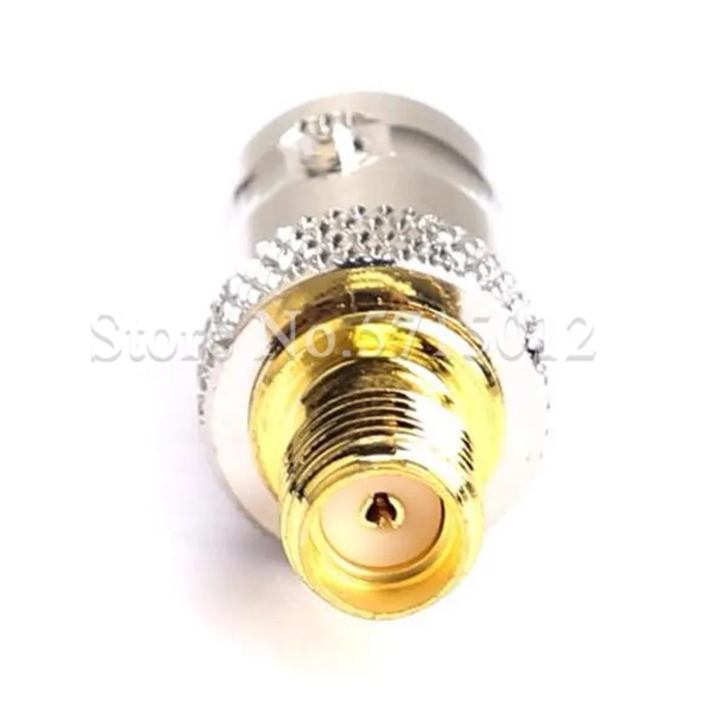 2 шт. BNC Famale to SMA Adapter BNC-K/SMA-K панели из чистой меди RF коаксиальные адаптеры |