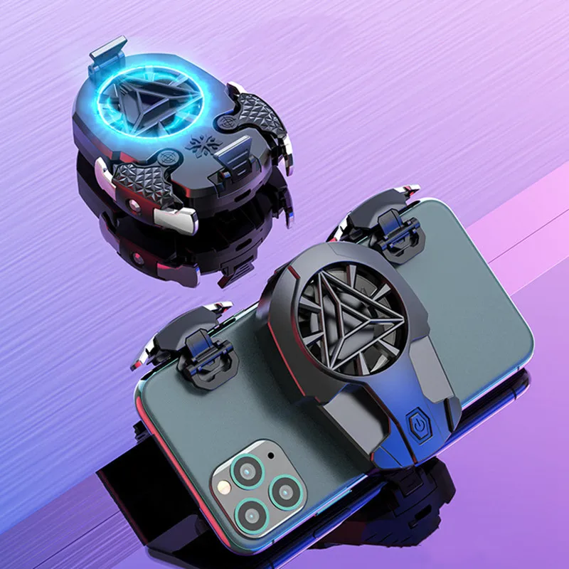 

Z02 Mobile Phone USB Accessories Game Cooler System Cooling Fan Gamepad Holder Stand Radiator for iPhone Samsung Huawei Xiaomi