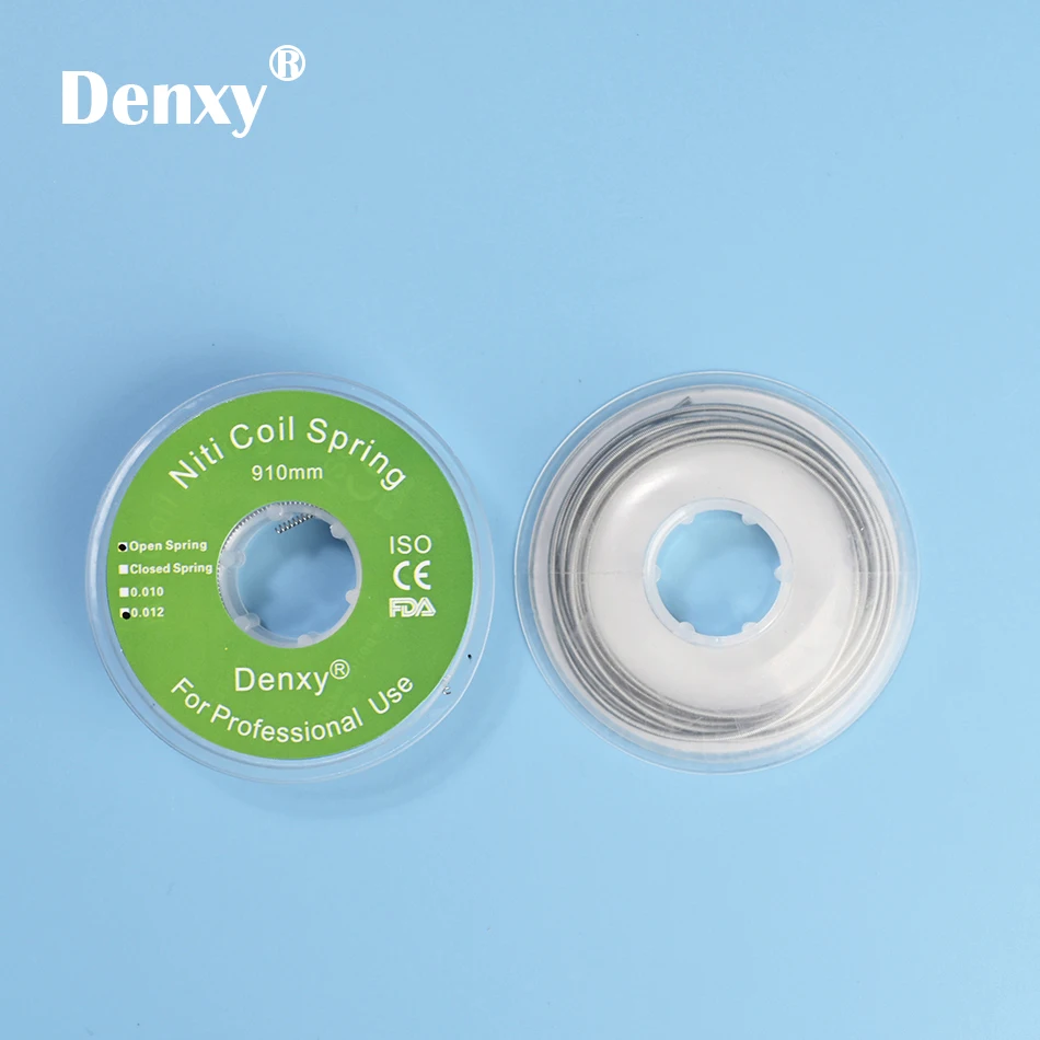 Ортодонтическая пружина Denxy 4 шт./лот с замкнутой пружиной пружинная