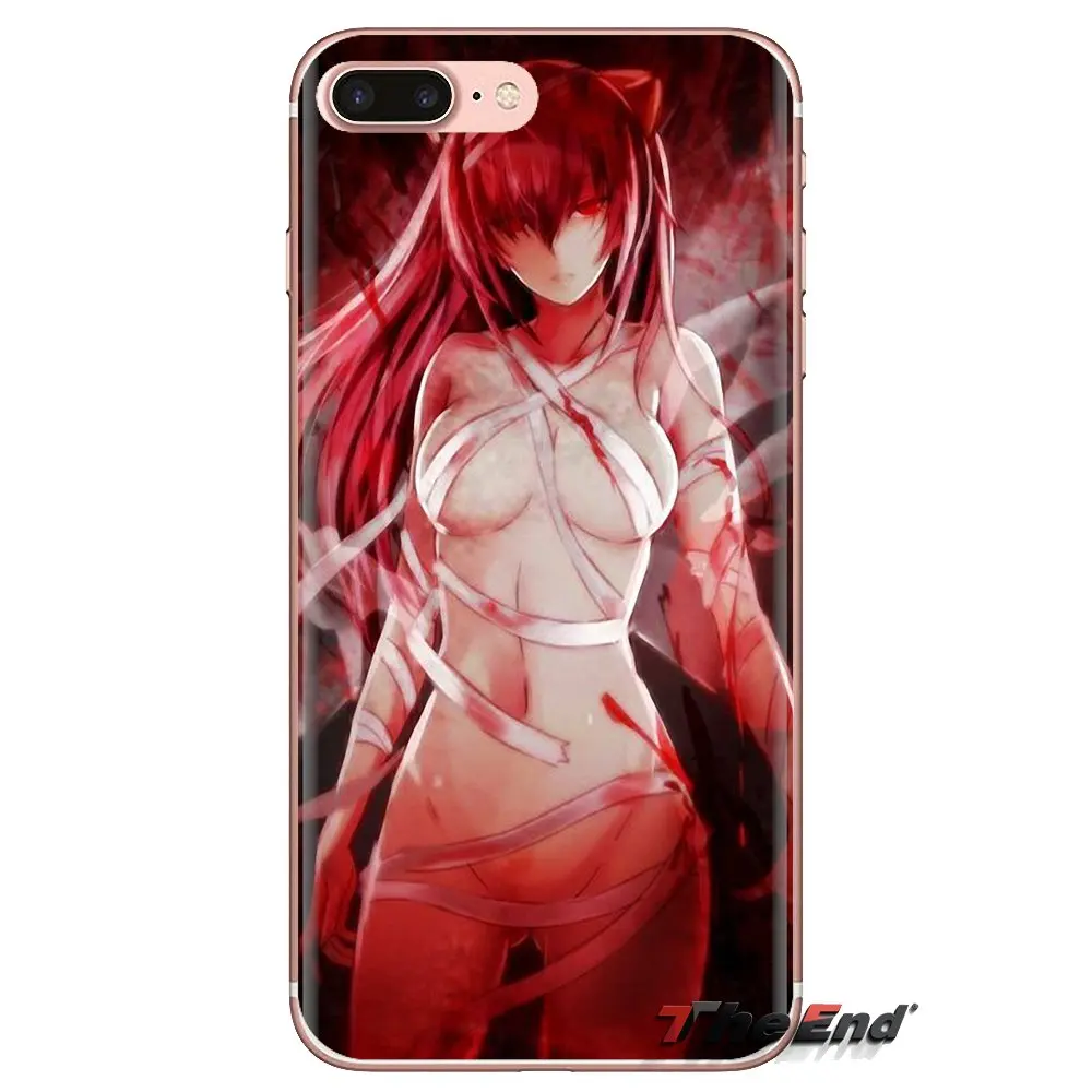 Elfen Lied anese Manga Quinn For iPod Touch Apple iPhone 4 4S 5 5S SE 5C 6 6S 7 8 X XR XS Plus MAX Transparent Soft Cases Covers |
