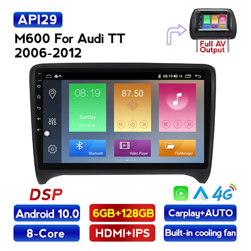 MEKEDE 7862 4G LTE 8 ядерный android 10 0 Автомобильный gps навигатор мультимедийный плеер для