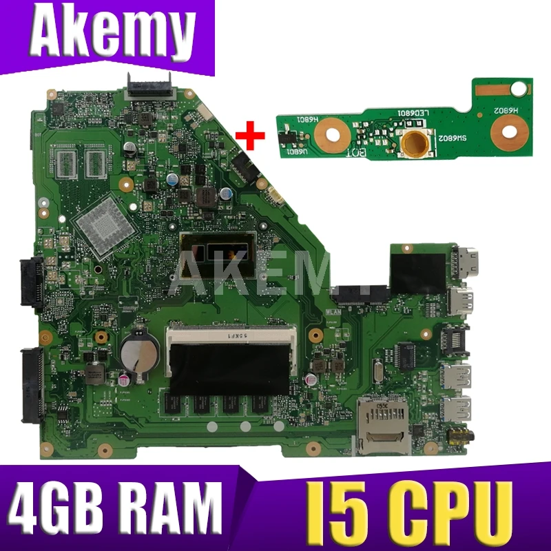 X550LA материнская плата I5-4210U/4200U CPU 4 Гб RAM(LVDS) для ASUS A550L X550LD R510L X550LC X550L Материнская