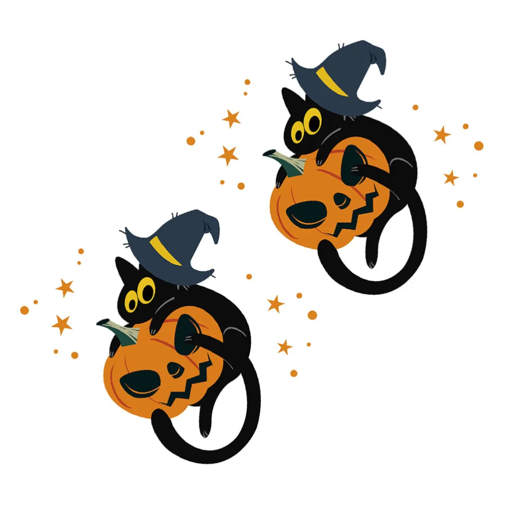 2 шт Наклейка На Хэллоуин фон наклейка украшение для аквариума|Наклейки на стену|