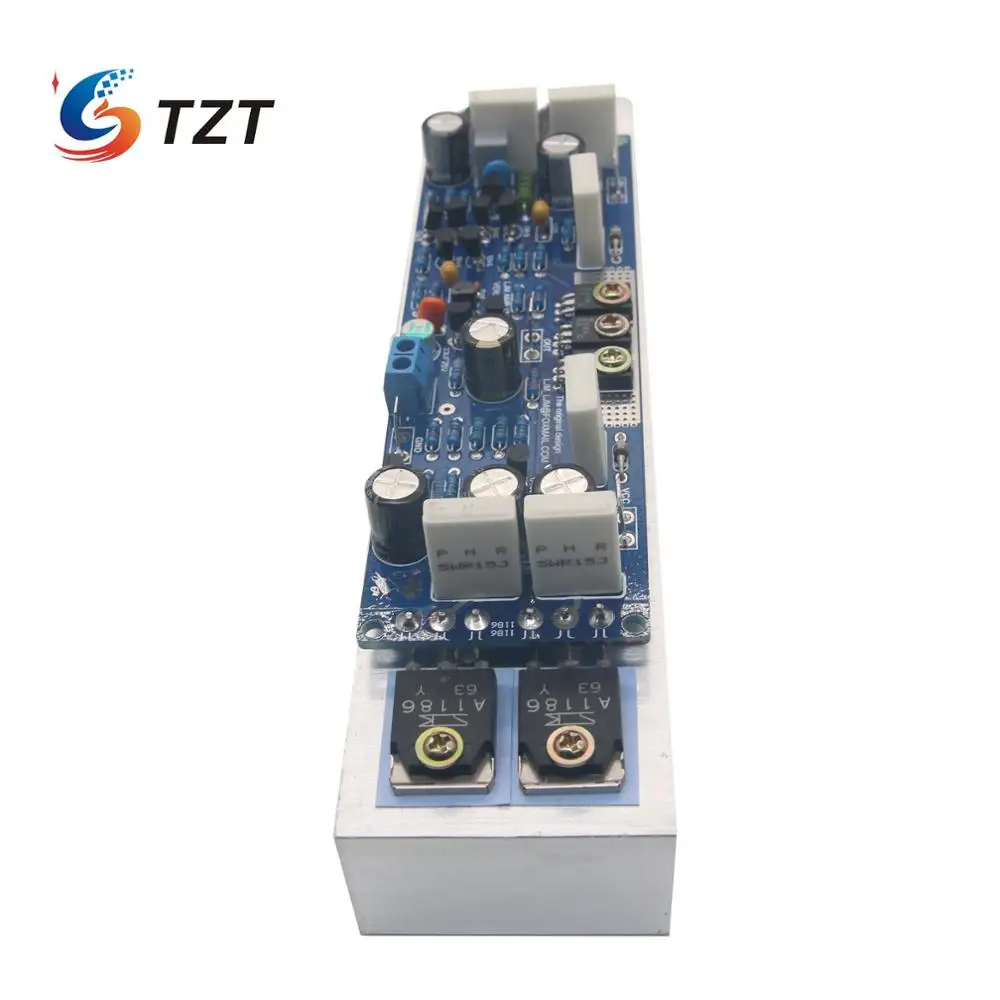 

TZT LJM Class AB L12-2 55V 120W Single Channel Finished Audio Power Amplifier Board Amp with Heatsinks