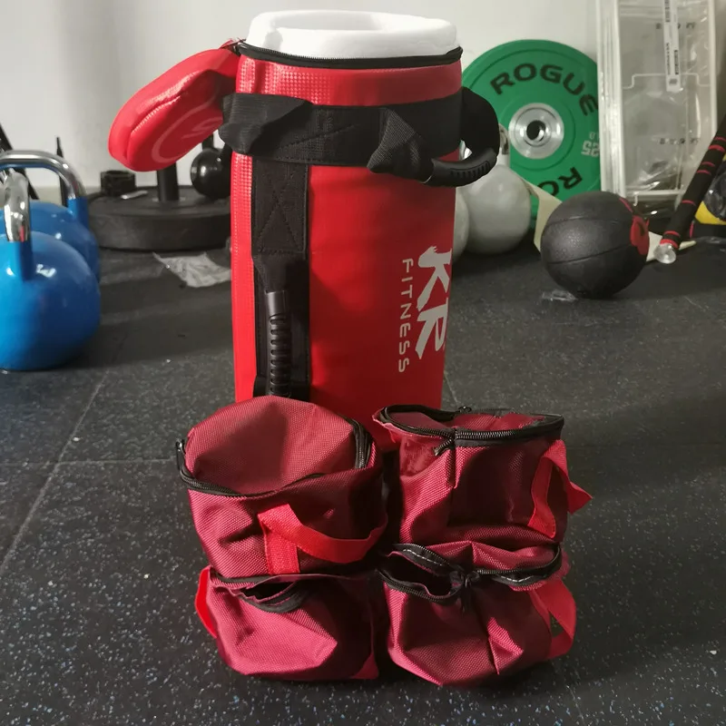 

5-20Kg Thicken Unfilled Power Bag Fitness Body Building PU Leather Heavy Duty Gym Sports Crossfit Sand Bag Muscle Training