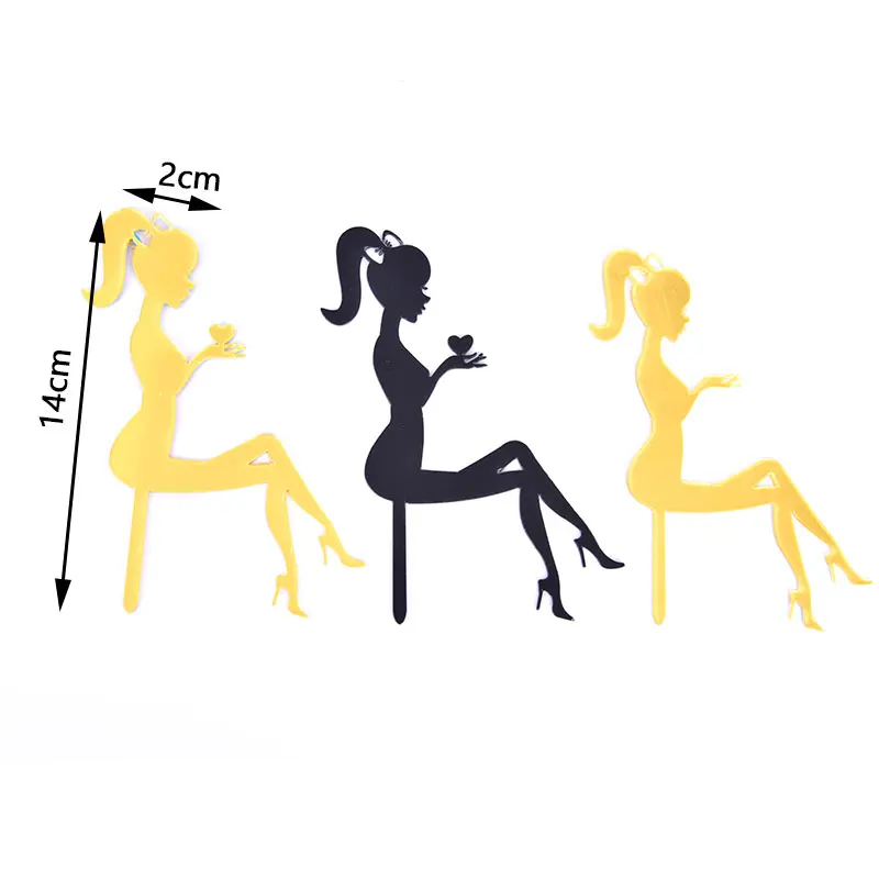 Туфли на высоком каблуке Дамский Топпер для торта 18 дюймов с днем рождения кексов