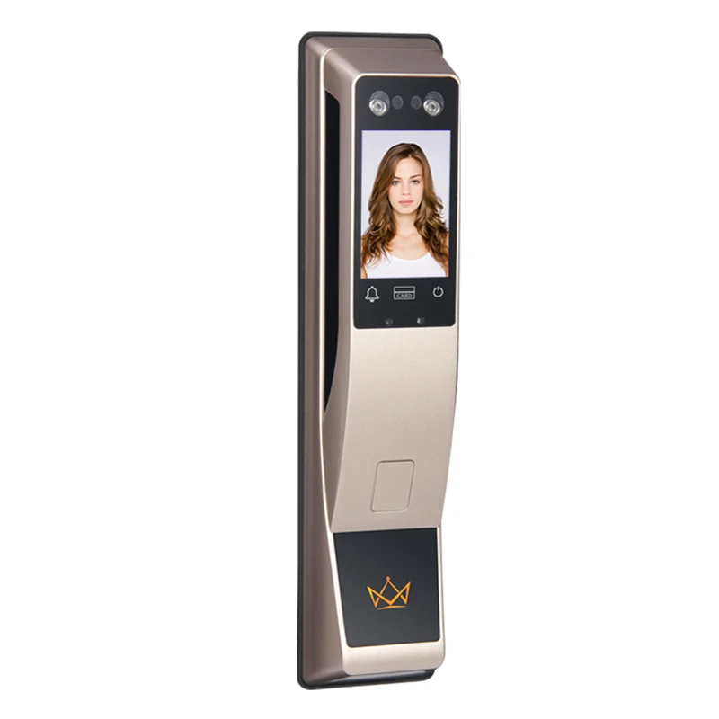 ALLAMODA распознавание лица и цифровой замок умный отпечаток сканер дверного замка с