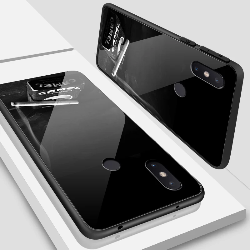 W292 Чехол из закаленного стекла для Xiaomi 5X6X8 9 SE A1 A2 Lite для Redmi Note 4x 5A 6 7 Pro Prime жесткий бампер с глубокой мягкой печатью Coques - Цвет: W292