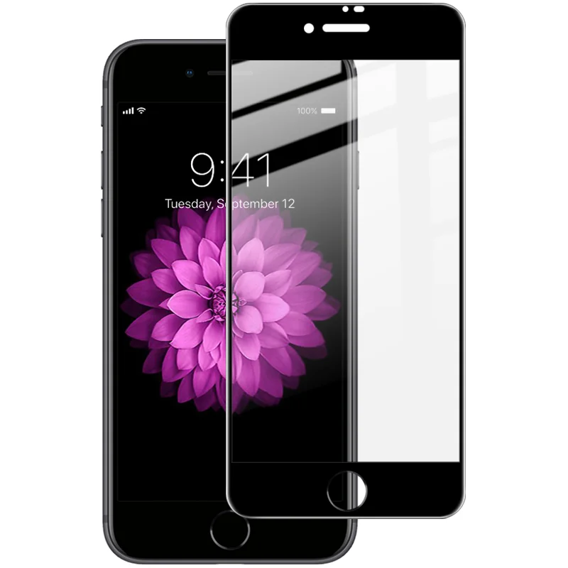 Закаленное стекло для Apple iPhone SE 2 SE2 IMAK Pro + полная защита экрана 2020|Защитные стёкла
