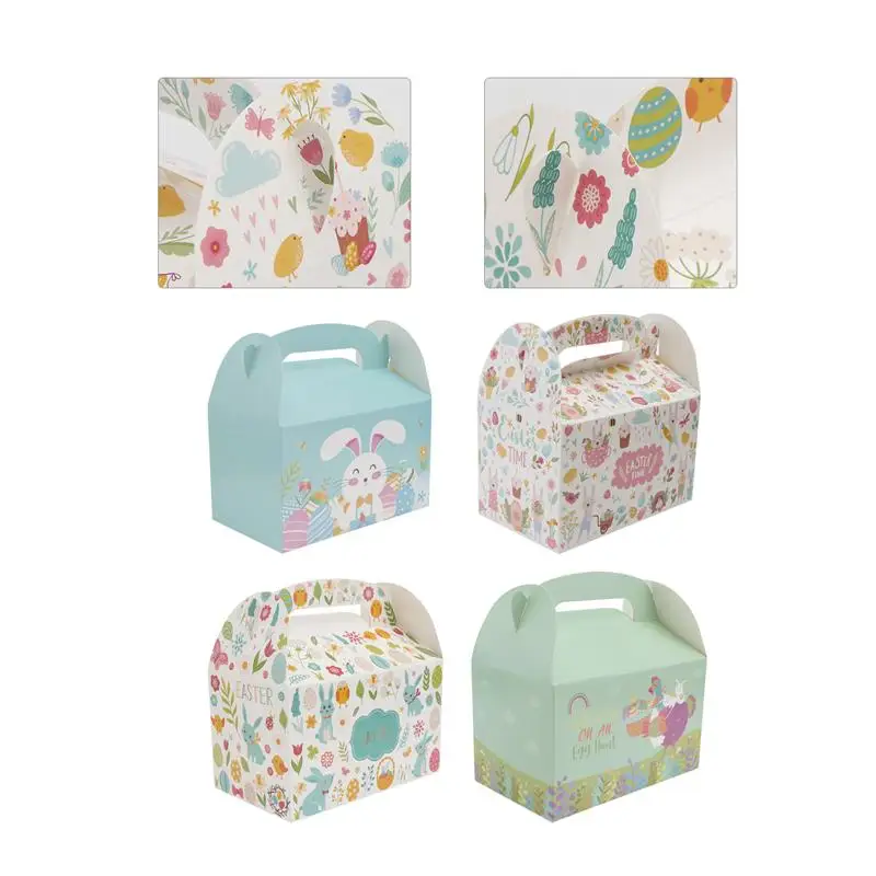 12pcs Easter Gift Boxes Candy Packing Box Egg Storage Party Decoration Accessories Kids Holder |