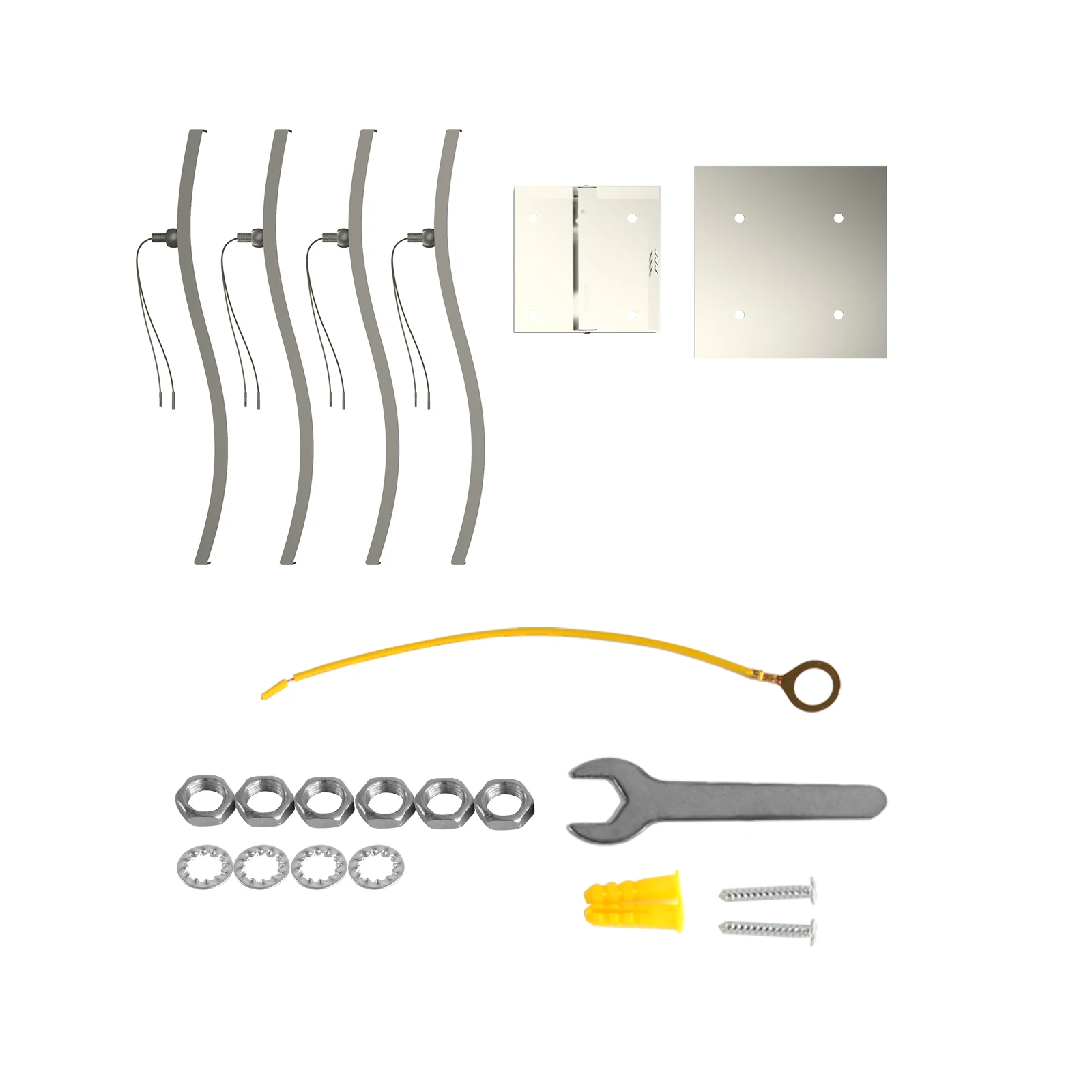 $11.68 LOEFME LED Interior Lighting Ceiling Light Lamp Wave Arc Kitchen Room Lights Ceiling Modern Minimalist Dining Room Ceiling Lamps