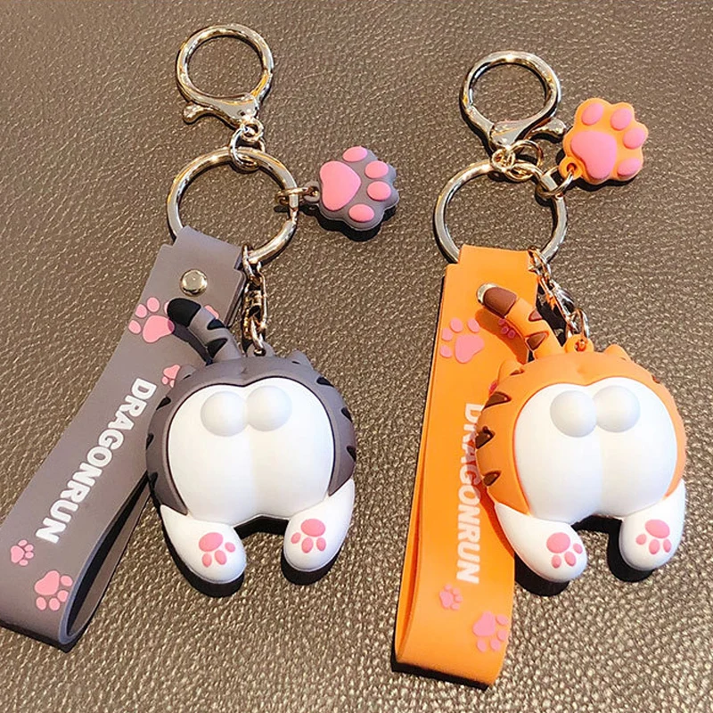 Озорной забавный кот попка брелок INS креативный Мультфильм школьная сумка