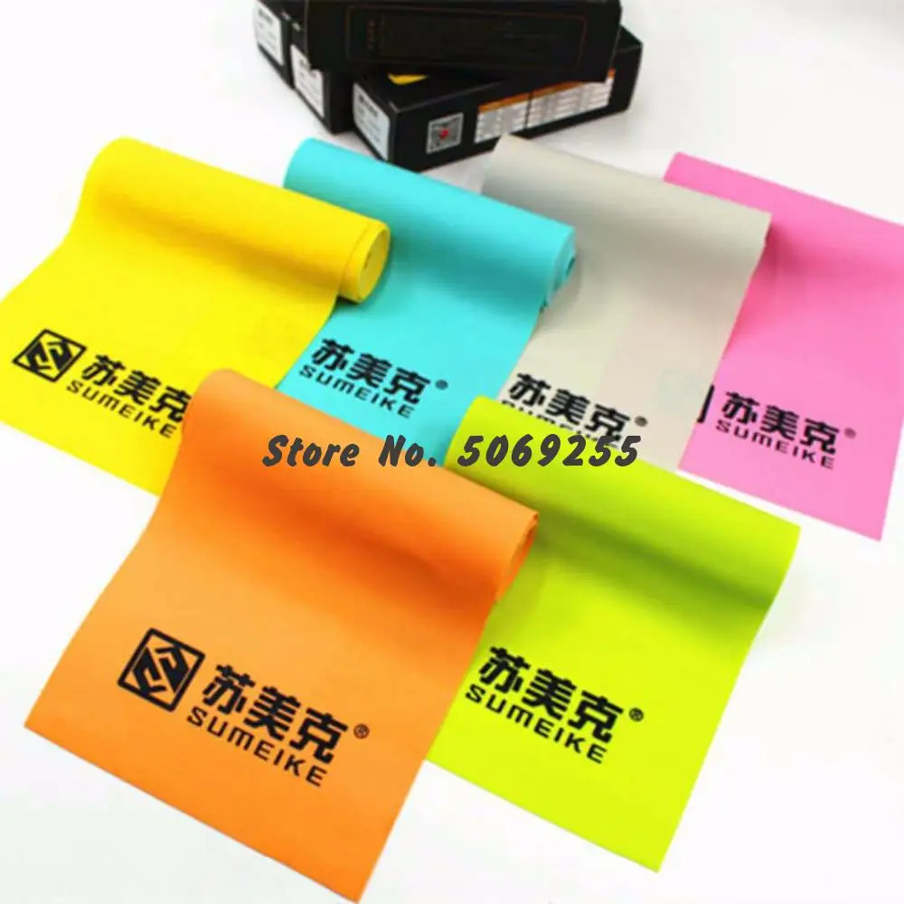 

0.45-0.65mm Thickness Slingshot Rubber Band Tube Yellow Natural Latex Flat Rubber Band Slingshot Catapult