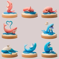 genuine toys 10cm whale blind box happy sad angry marine life fish model ornaments collectible blind boxes surprise gift toys