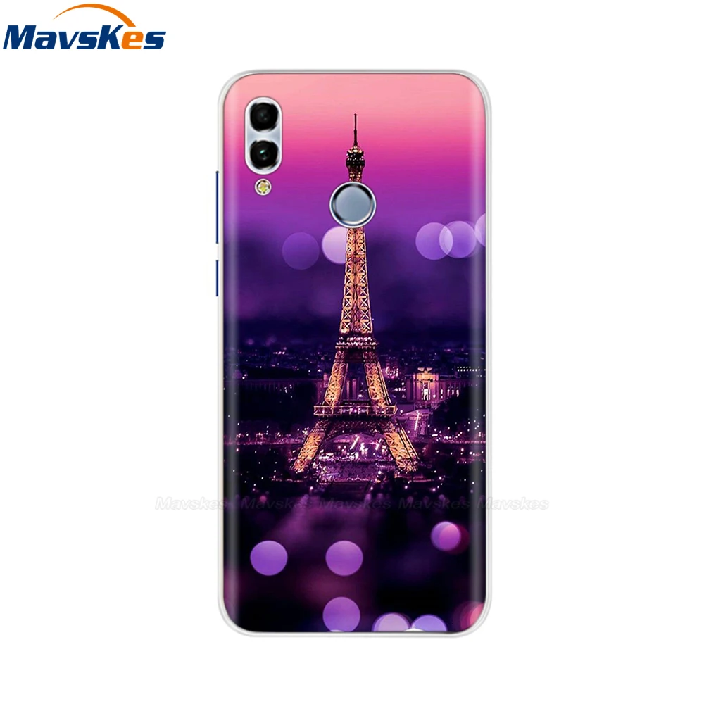 22 Huawei Honor 10 Lite чехол мягкий силиконовый милый ТПУ задняя крышка для Fundas huawei P Smart /Honor 10 удобный телефонный футляр сумки - Цвет: 22