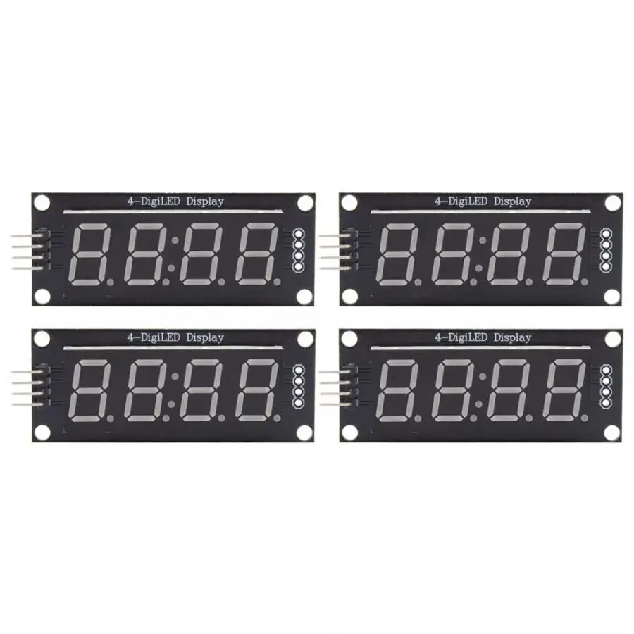 Светодиодный трубчатый модуль с 7 сегментным 4 значным дисплеем подходит для