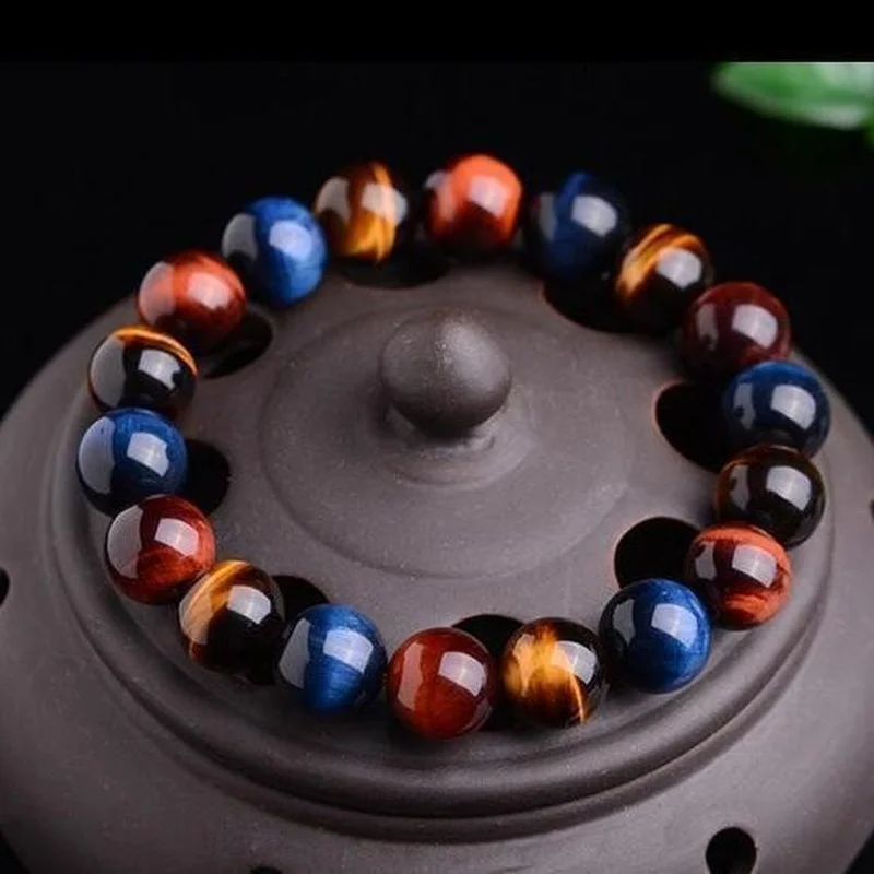 

Tiger Eye Stone Bracelet Transit Evil Men's Lucky and Safe Good Luck Bracelet Accessories Jewelry Bracelets for Women