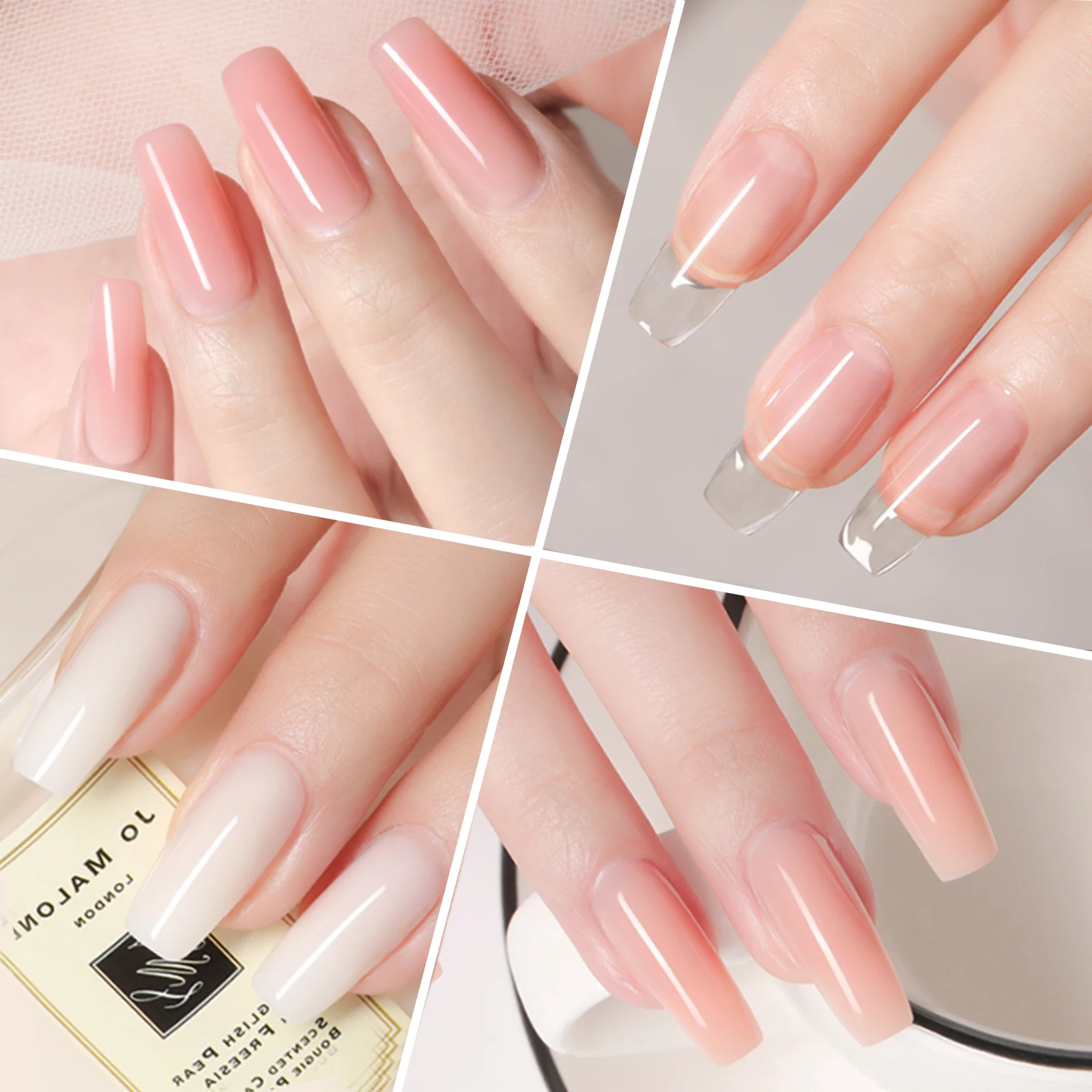 

Yayoge Poly Nail Extension Gel Kit Builder Gel Quick Building Gel 30ml with Slip Solution Professional Technician Nail Salon