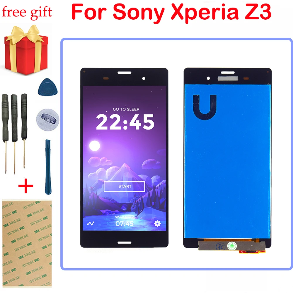 Для Sony Xperia Z3 D6603 D6653 L55t D6683 ЖК дисплей сенсорный экран дигитайзер сенсор сборка для