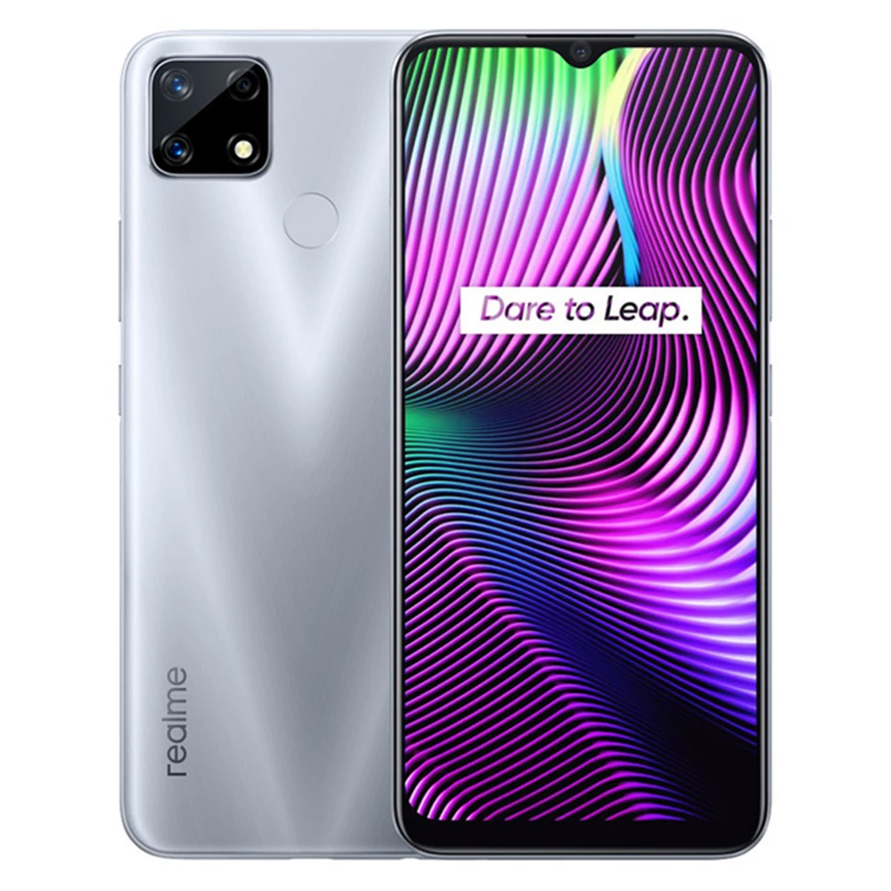 

realme 7i Mobile phone Global Version RMX2193 6.5''HD+ 4GB 64GB 48MP AI Triple Cams Smartphone 6000mAh Helio G85 Octa Core Phone