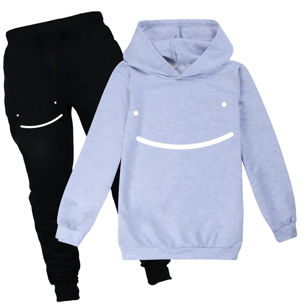 New Children's Sets dreamwastaken Kids Hoodies Sets Hoodie + Pants Two Piece Set Hooded Sweatshirts Suits Children's Tracksuit